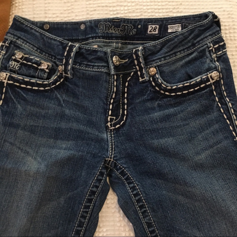 Miss Me skinny jeans excellent condition